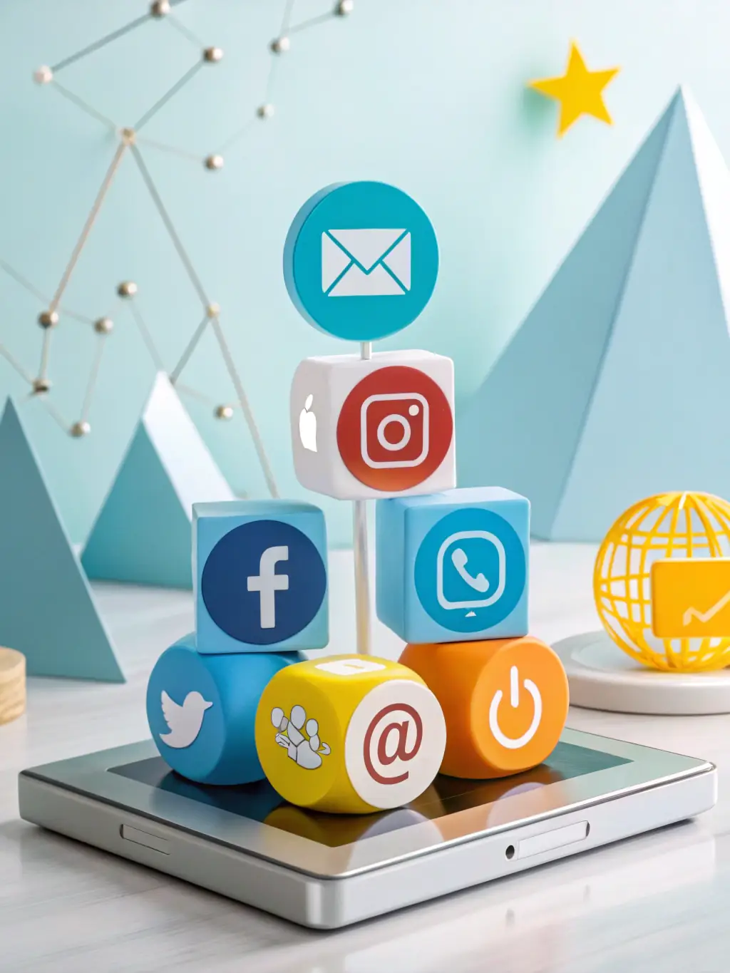 A dynamic graphic illustrating data-driven digital marketing strategies, showing increased brand visibility and engagement across various platforms.