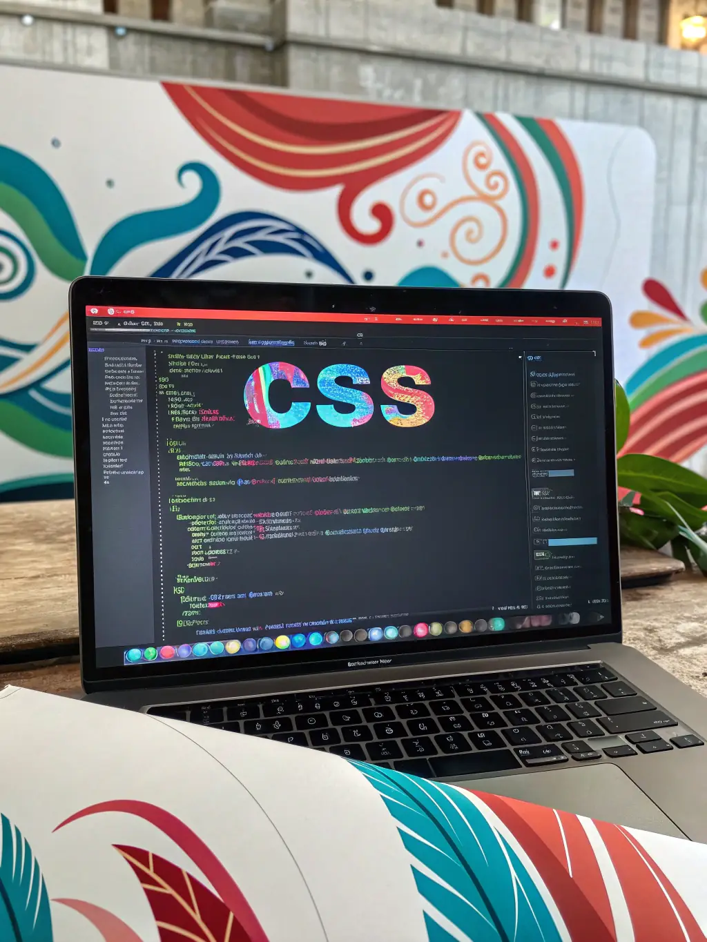 A dynamic graphic showcasing the latest CSS and JavaScript technologies being applied to a website project by CODIX.