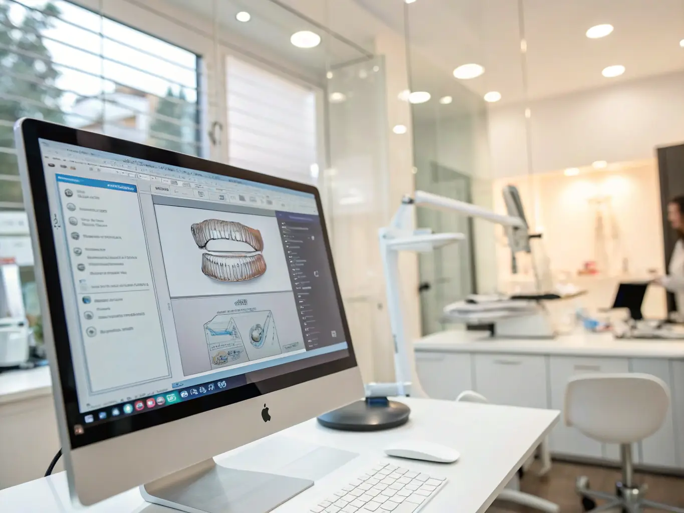 A screenshot of the renivor portal displaying a detailed 3D treatment setup. The image should showcase the precision and clarity of the simulation.